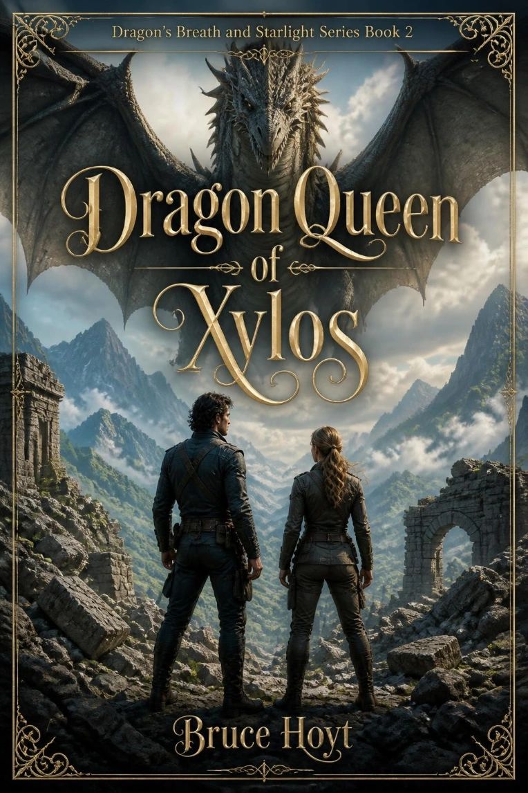 Dragon's Breath and Starlight Series Book 2 Dragon Queen of Xylos by Bruce Hoyt