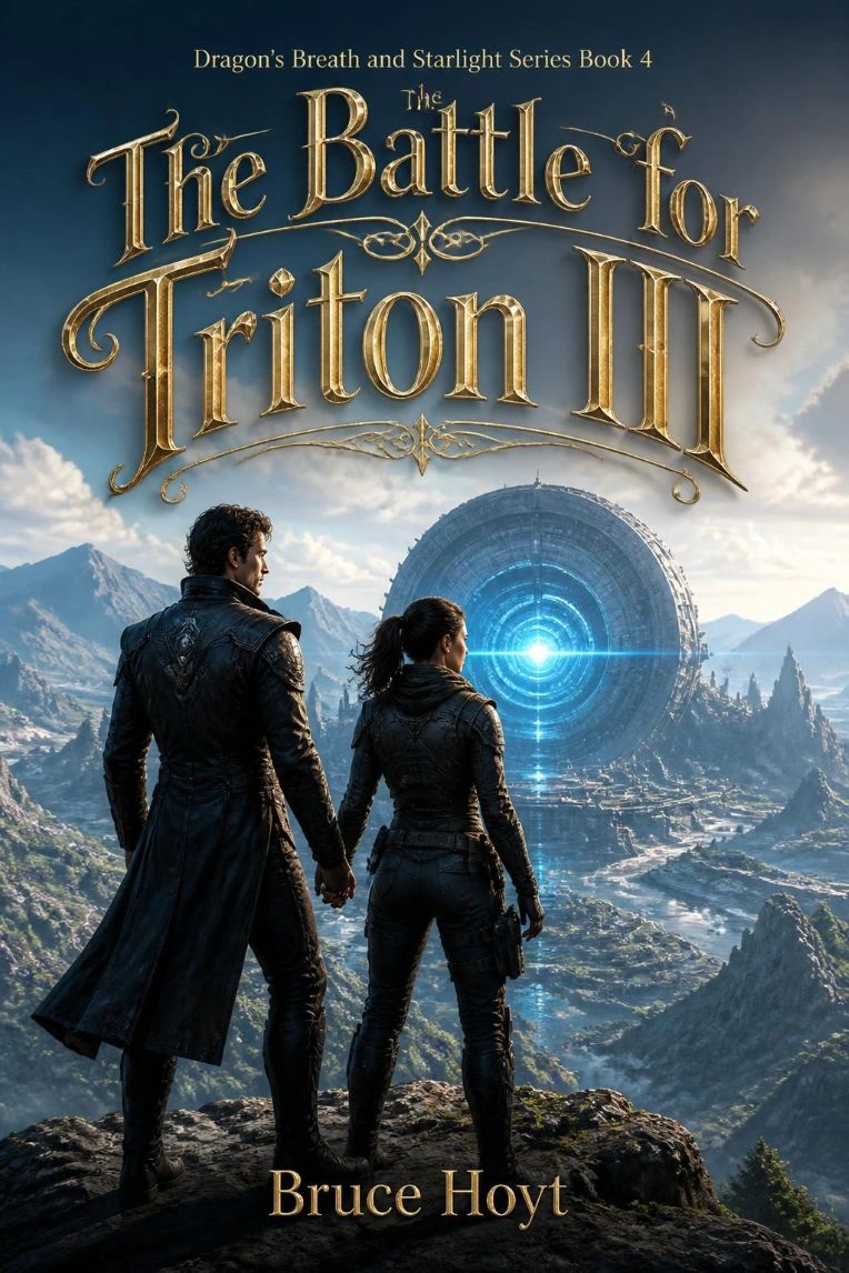 Dragon's Breath and Starlight Series Book 4 The Battle for Triton III by Bruce Hoyt