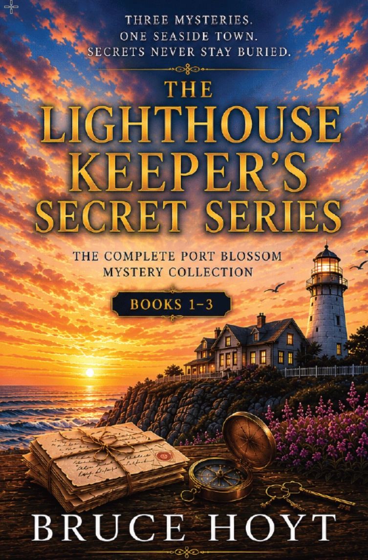 The Lighthouse Keeper's Secret Series Complete Port Blossom Mystery Collection Books 1-3 by Bruce Hoyt